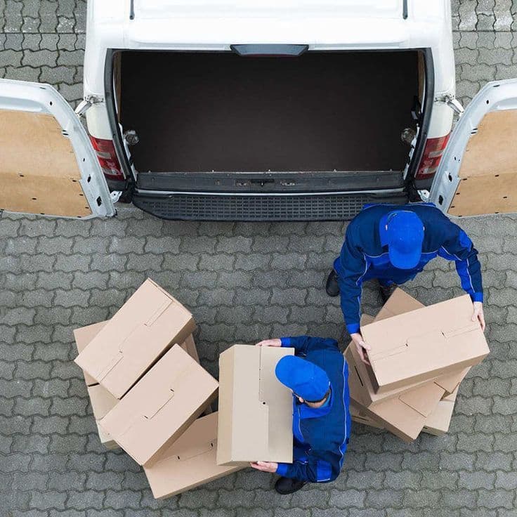The BBC Moving crew working together on a move
